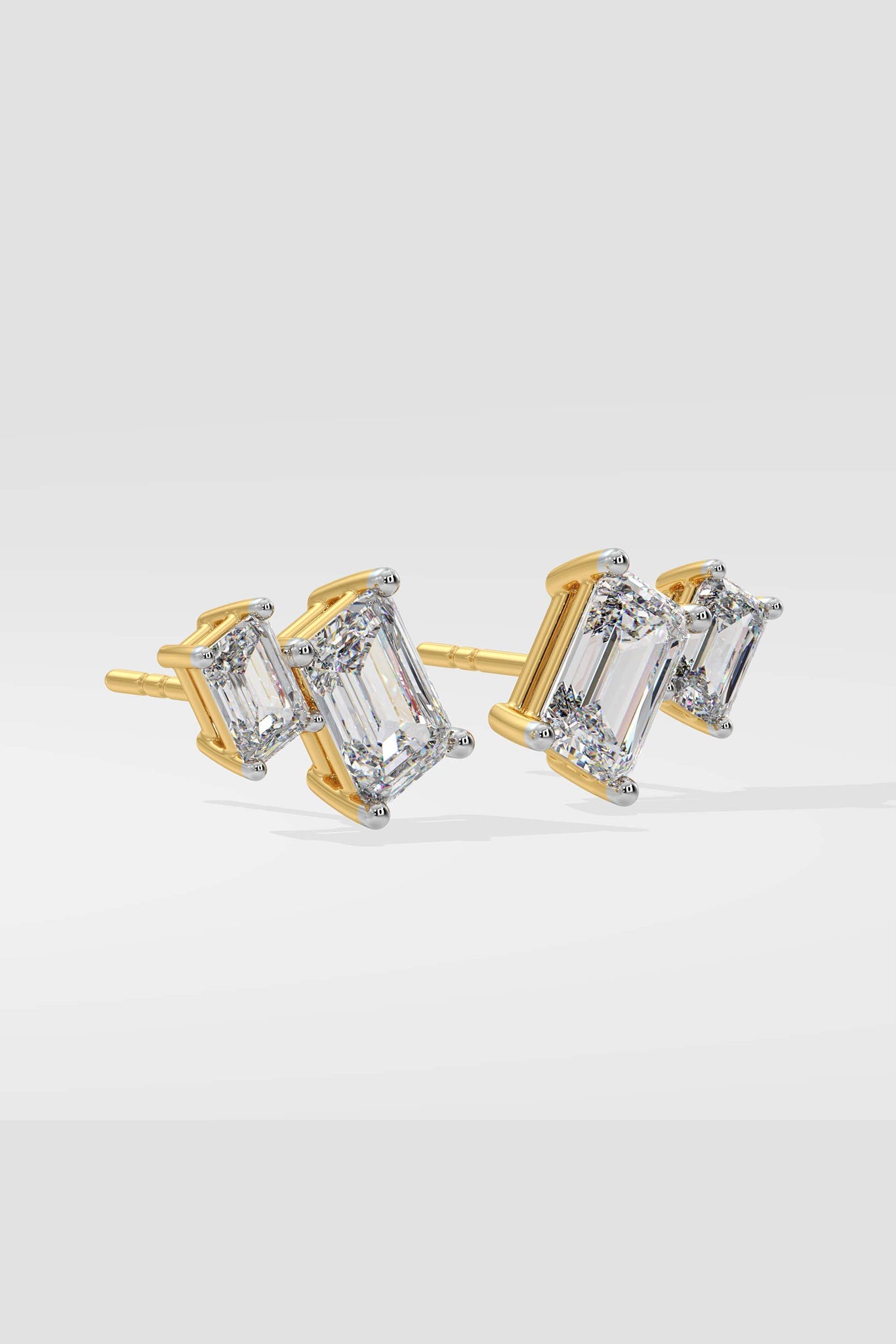 Emerald Duo Studs