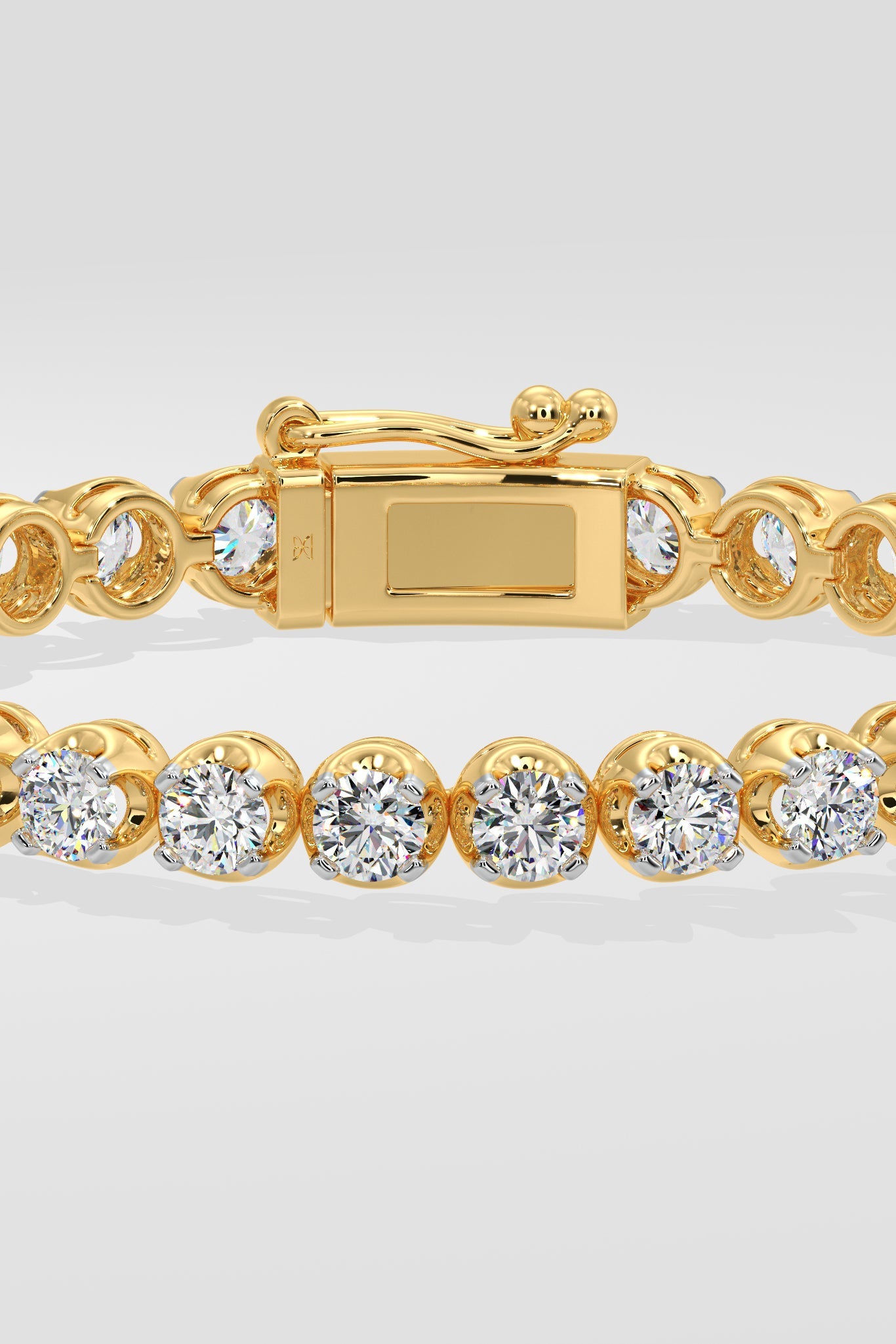 0.25 pointer Crown Tennis Bracelet