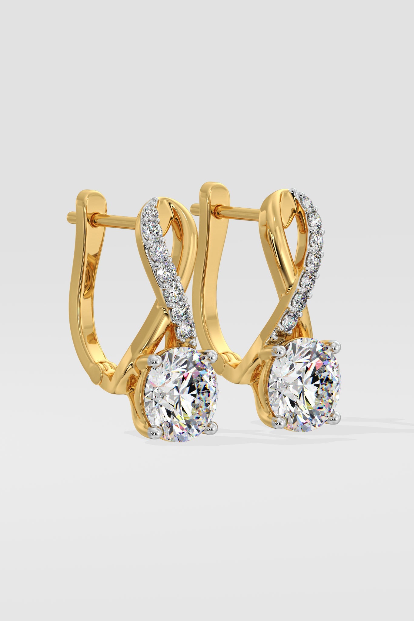 2 ct Infinity Danglers