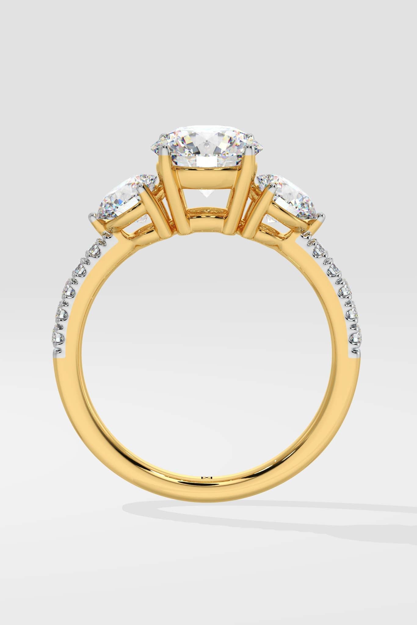 Trinity Solitaire Ring