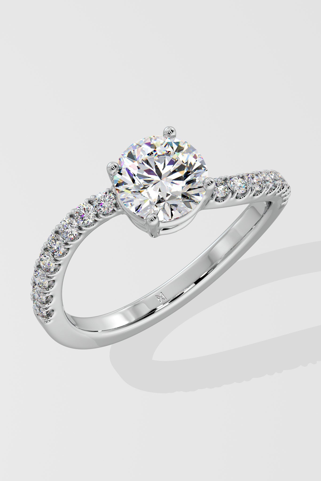 1.5 ct Twirl ring