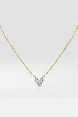 Marquise Heart Duo Necklace