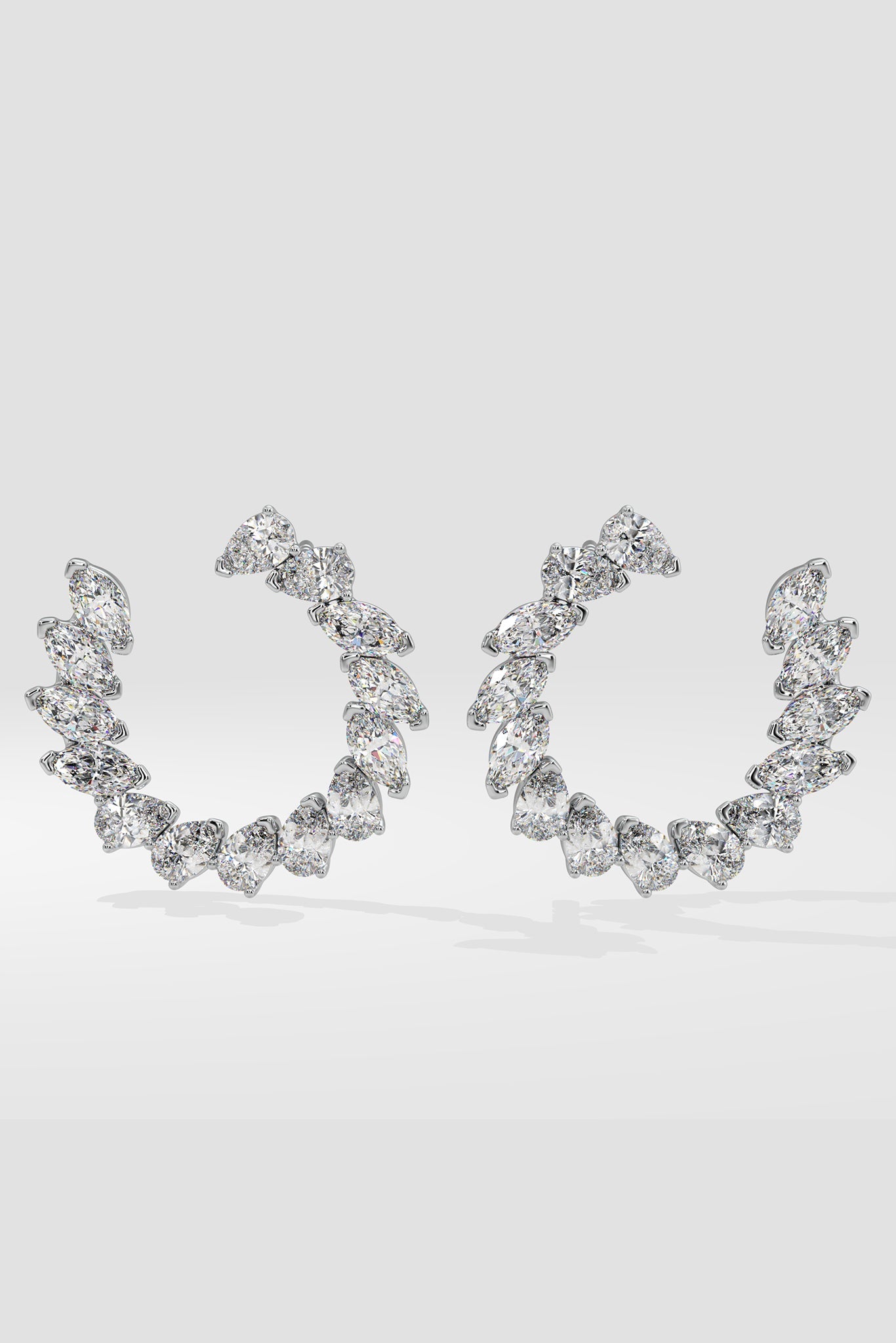 Shimmer Front Hoops