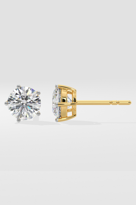 3 ct Solitaire Classic Studs