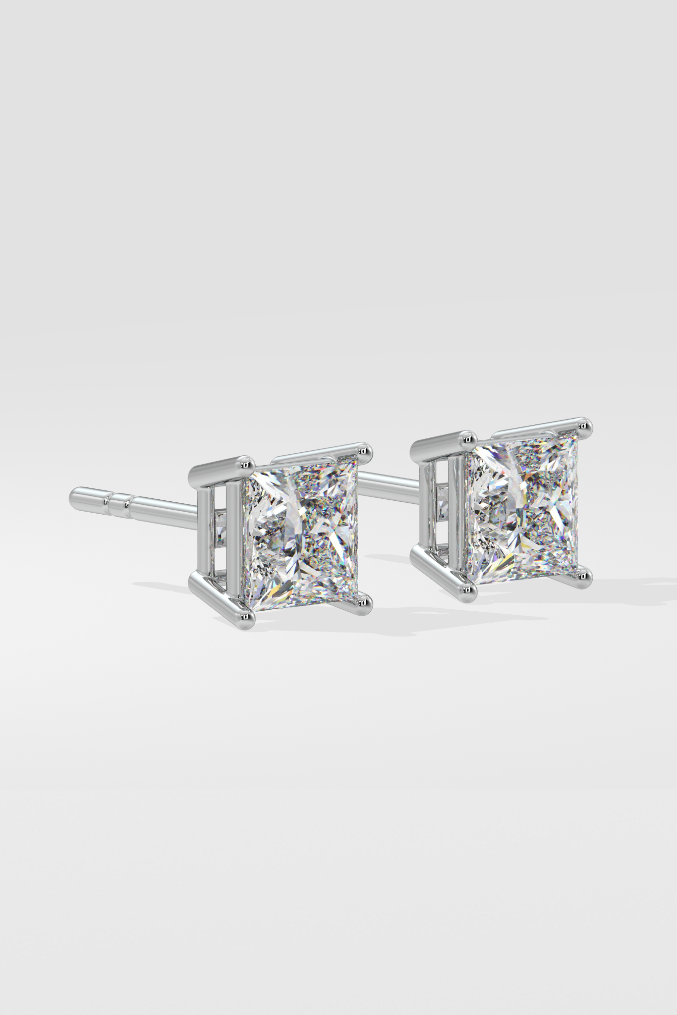 8 ct Classic Princess Studs