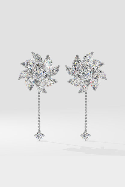 Fire Spiral Drop Danglers