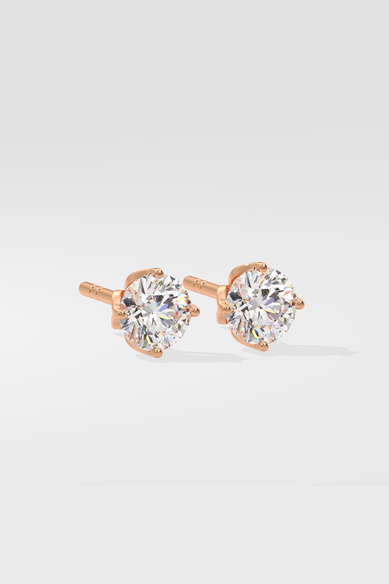 1 ct  Solitaire Studs