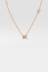 Accented Solitaire Necklace