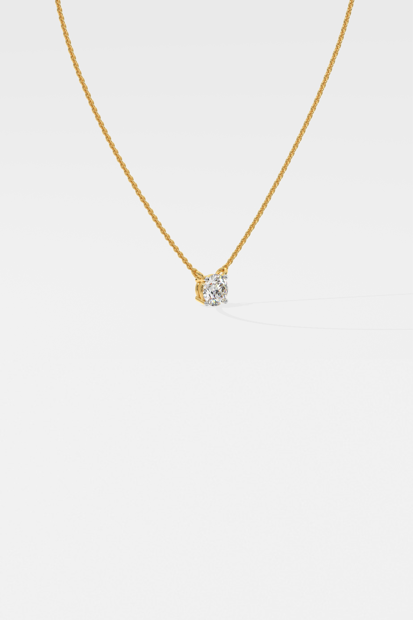0.75 ct Solitaire Necklace