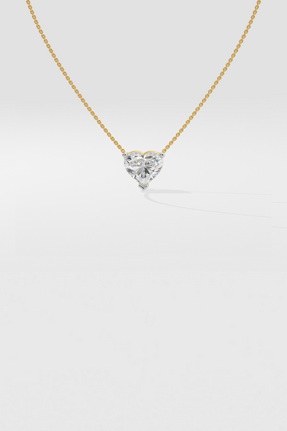1 ct Heart Necklace