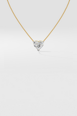 1 ct Heart Necklace