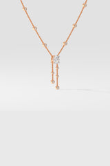 Solitaire Drop Necklace