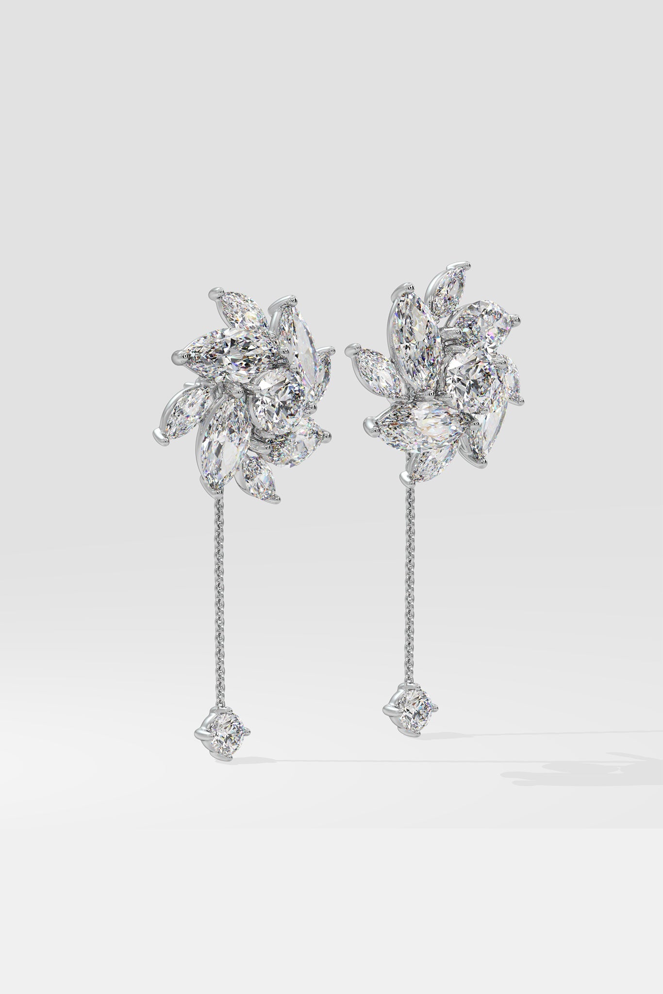 Fire Spiral Drop Danglers