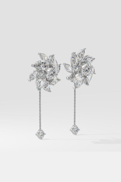 Fire Spiral Drop Danglers