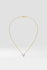 Marquise Heart Duo Necklace