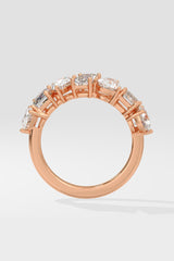 Pear & Emra Half Eternity Band