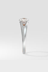 1.5 ct East-West Oval Solitaire Ring