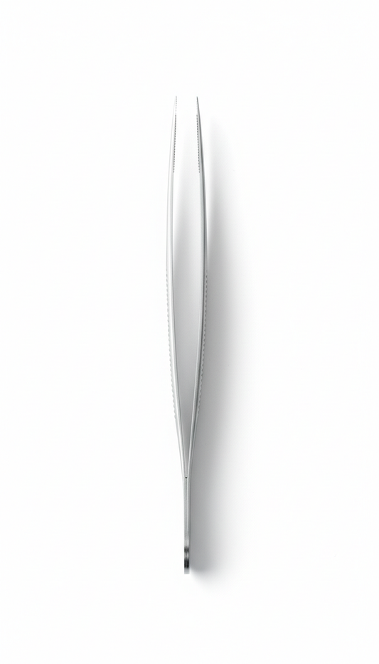 Precision Laboratory Tweezers – Fine-Tip Steel
