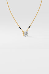 1 ct Solitaire Mangalsutra