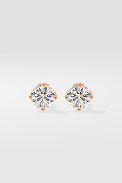 1 ct  Solitaire Studs