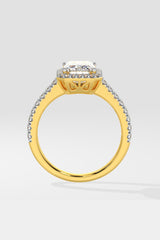 2 ct Emra Solitaire Halo Ring