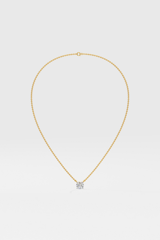 0.75 ct Solitaire Necklace