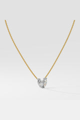 Marquise Heart Duo Necklace