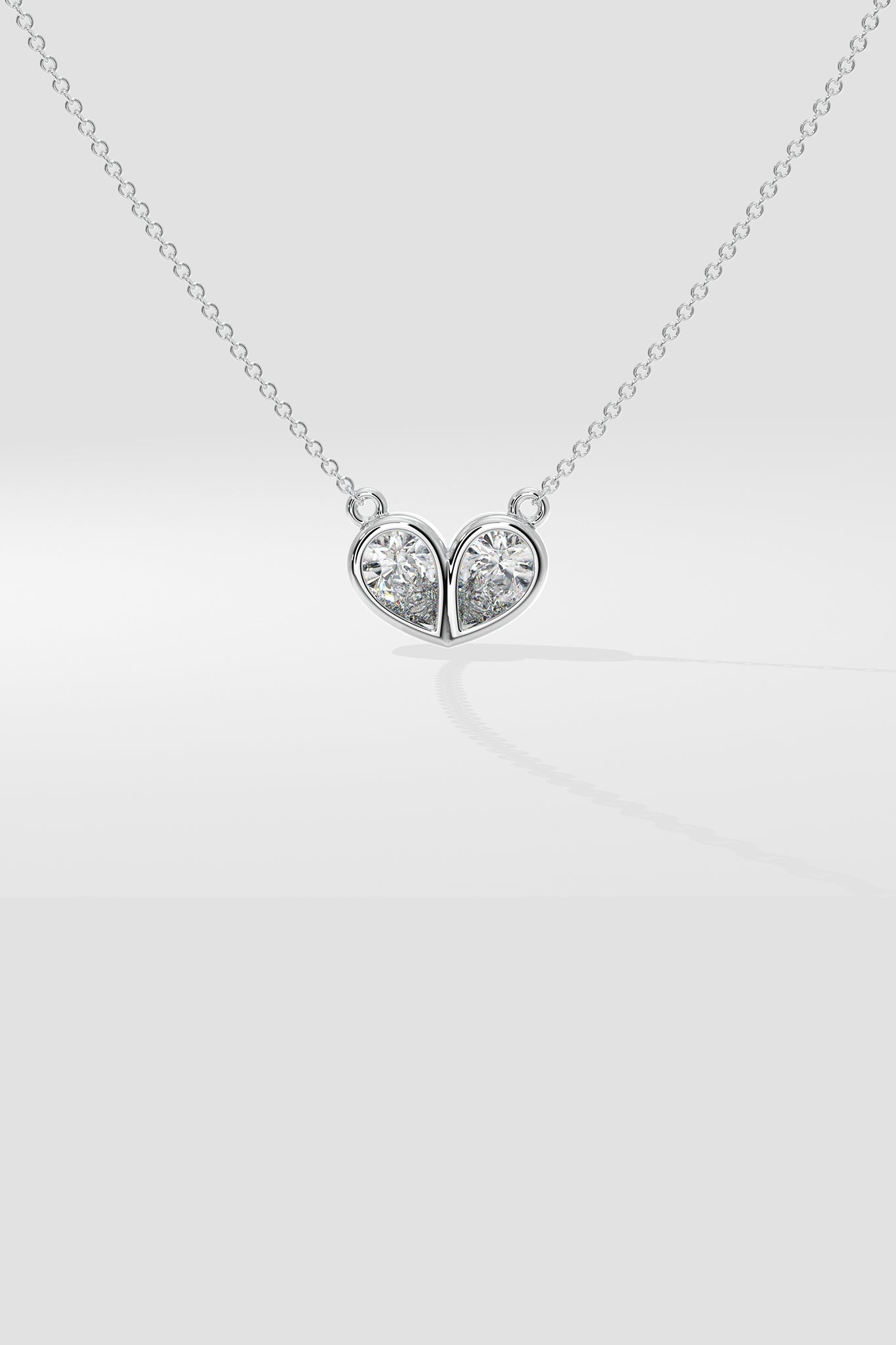 The Duo Heart Necklace