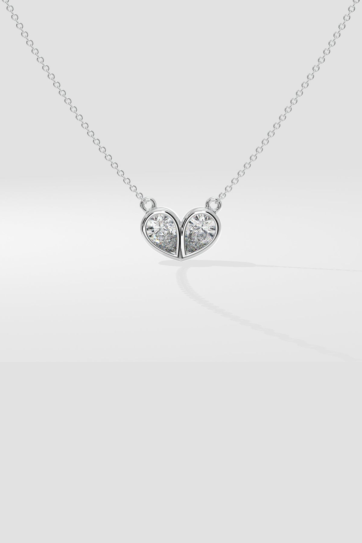 The Duo Heart Necklace