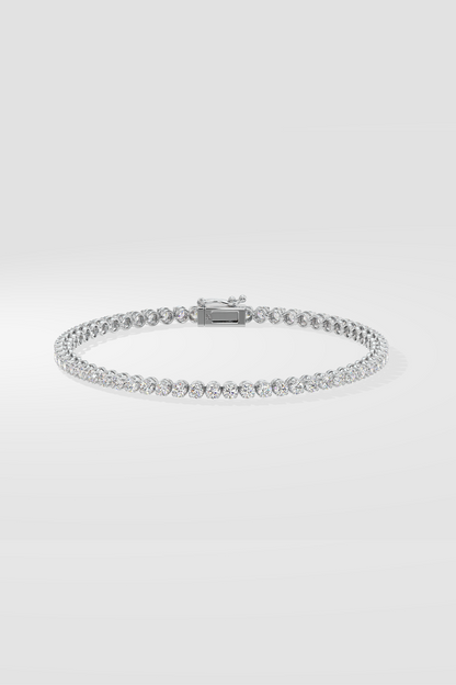 .05 Pointer Crown Tennis Bracelet