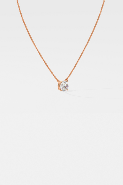 1 ct Solitaire Necklace