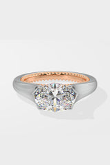 1.5 ct East-West Oval Solitaire Ring