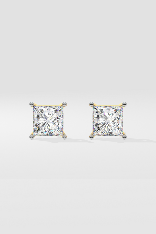 2 ct Princess Studs