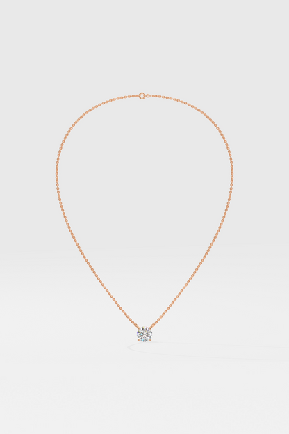 1 ct Solitaire Necklace