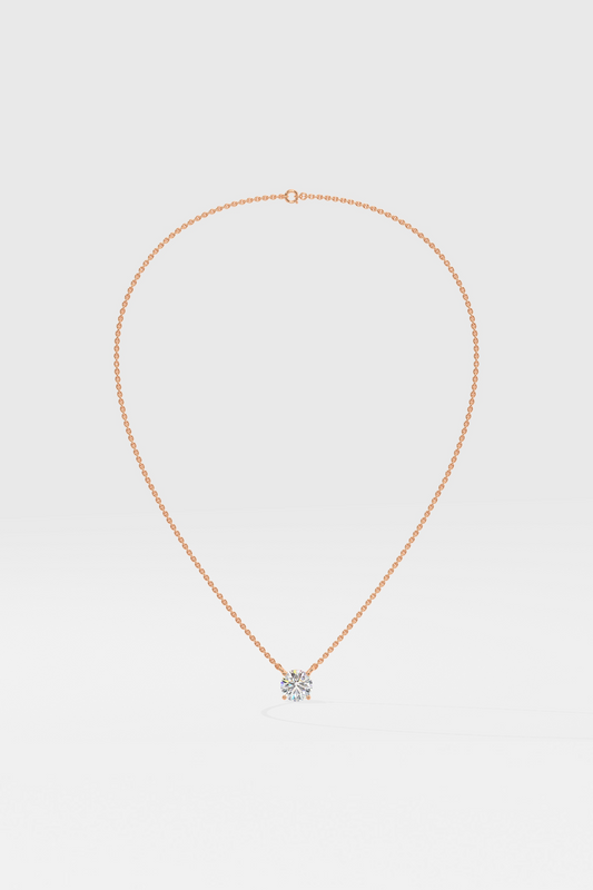 1 ct Solitaire Necklace