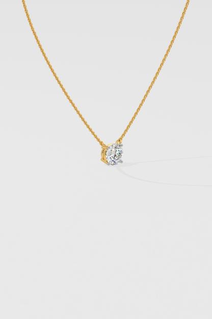 2 ct Solitaire Necklace