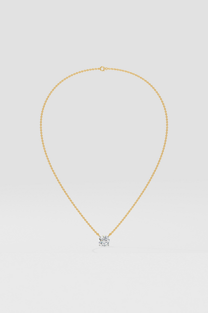 2 ct Solitaire Necklace