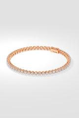 .08 Pointer Crown Tennis Bracelet