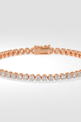 .08 Pointer Crown Tennis Bracelet