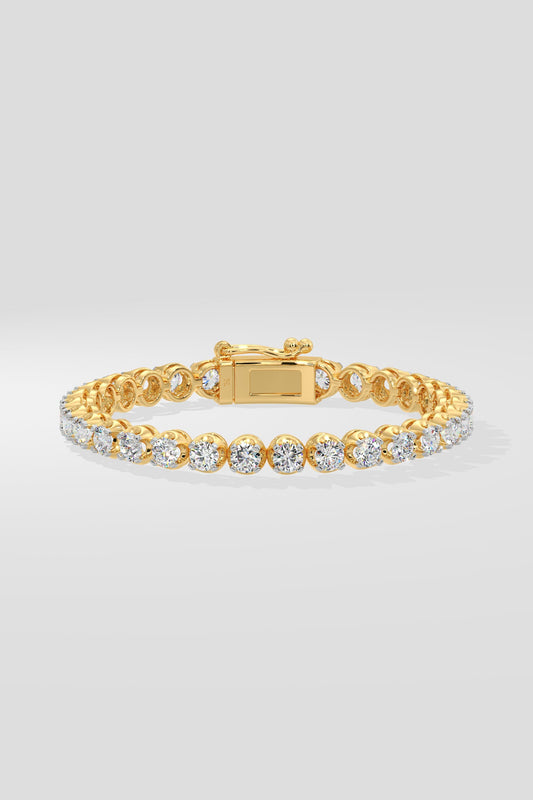 0.25 pointer Crown Tennis Bracelet