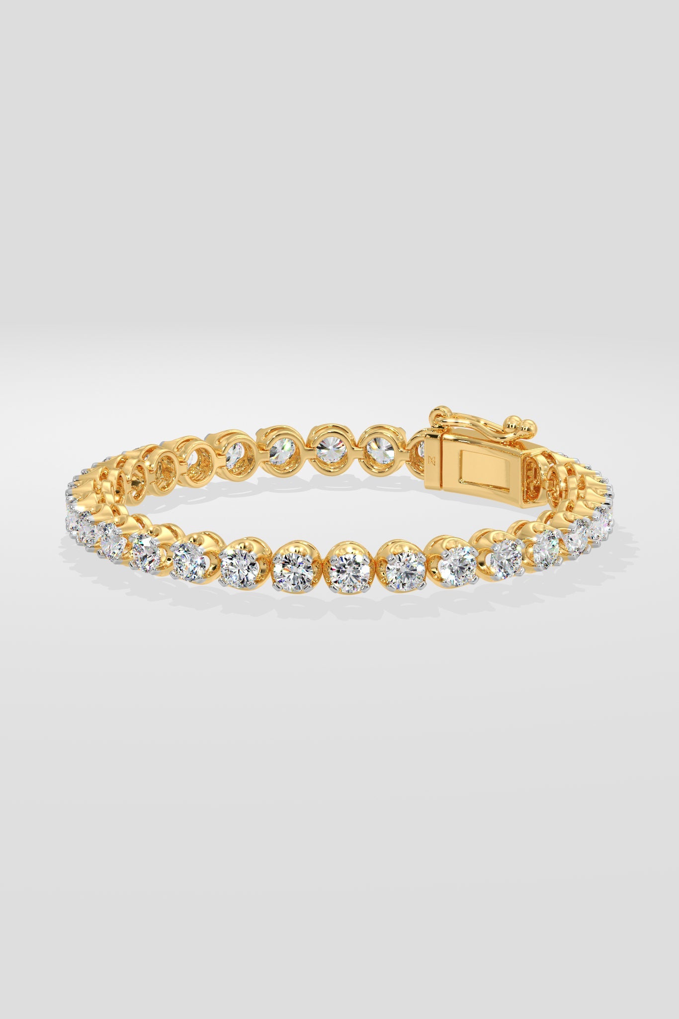 0.25 pointer Crown Tennis Bracelet