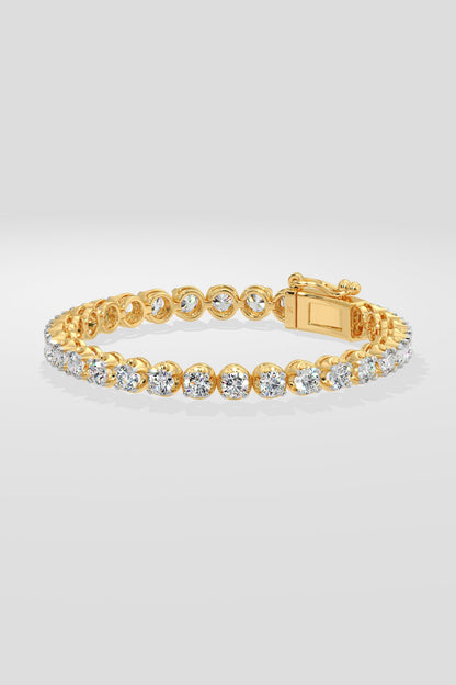 0.25 pointer Crown Tennis Bracelet