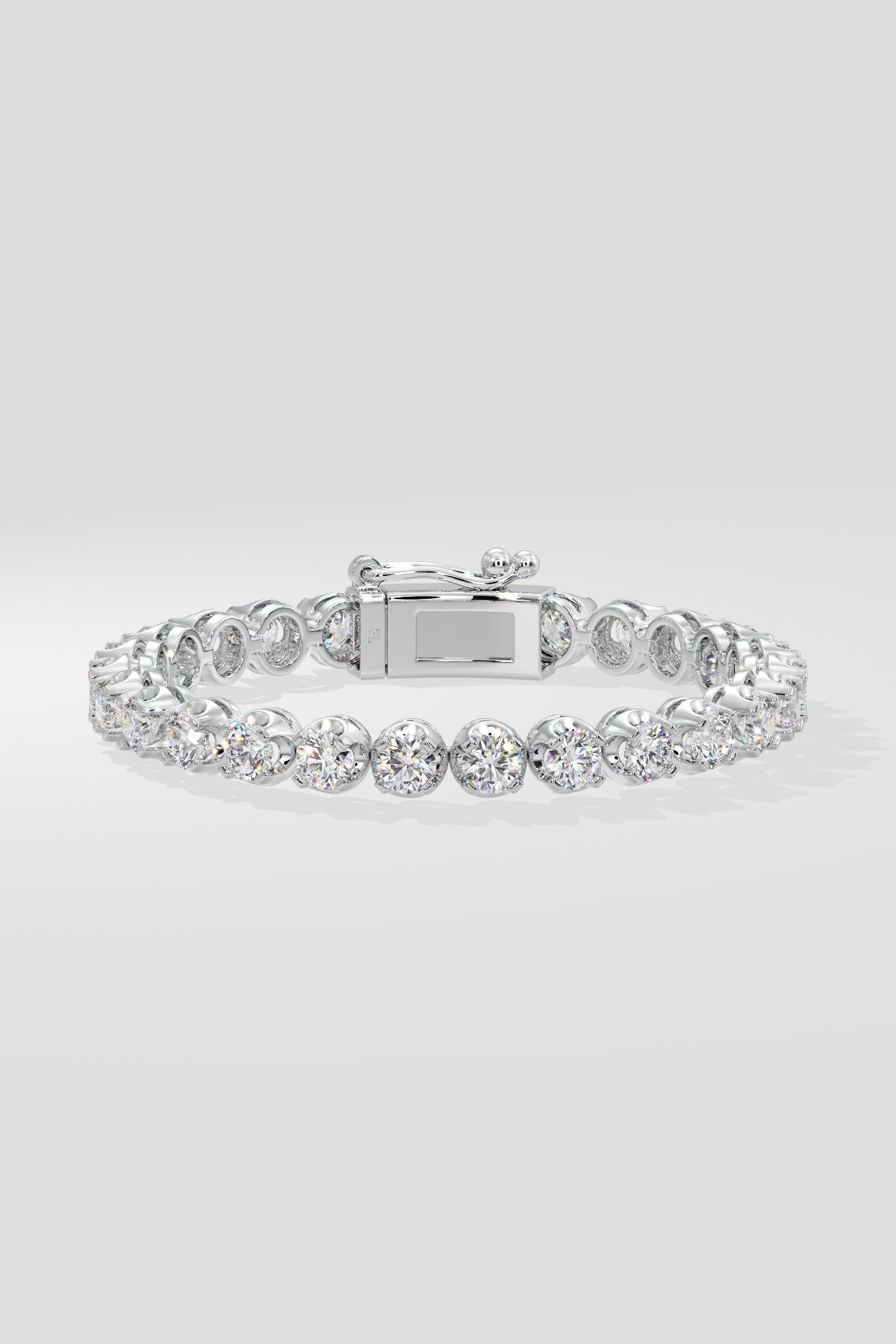 0.40 pointer Crown Tennis Bracelet