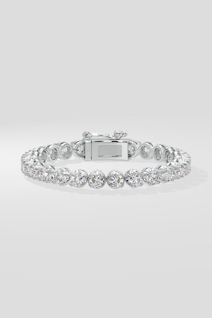 0.40 pointer Crown Tennis Bracelet