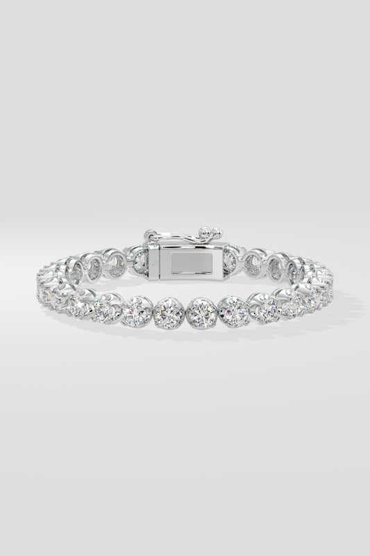 0.40 pointer Crown Tennis Bracelet