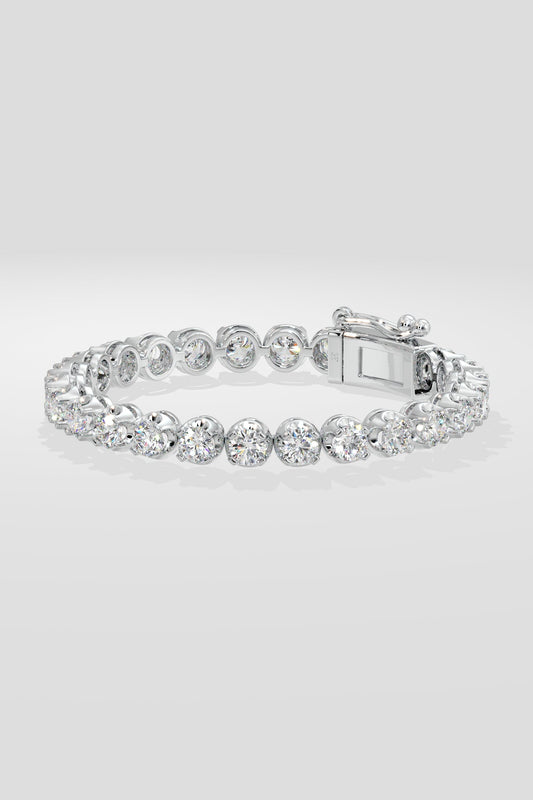 0.40 pointer Crown Tennis Bracelet