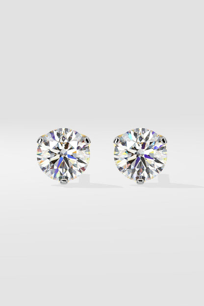 2 ct Solitaire Studs