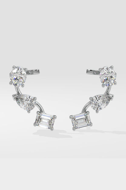 3 Stone Ear Cuffs