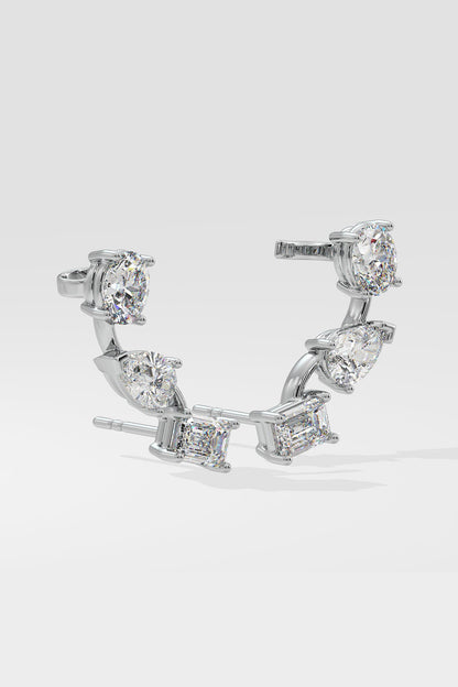 3 Stone Ear Cuffs