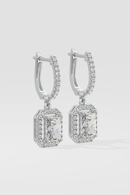 2 ct Radiant Danglers